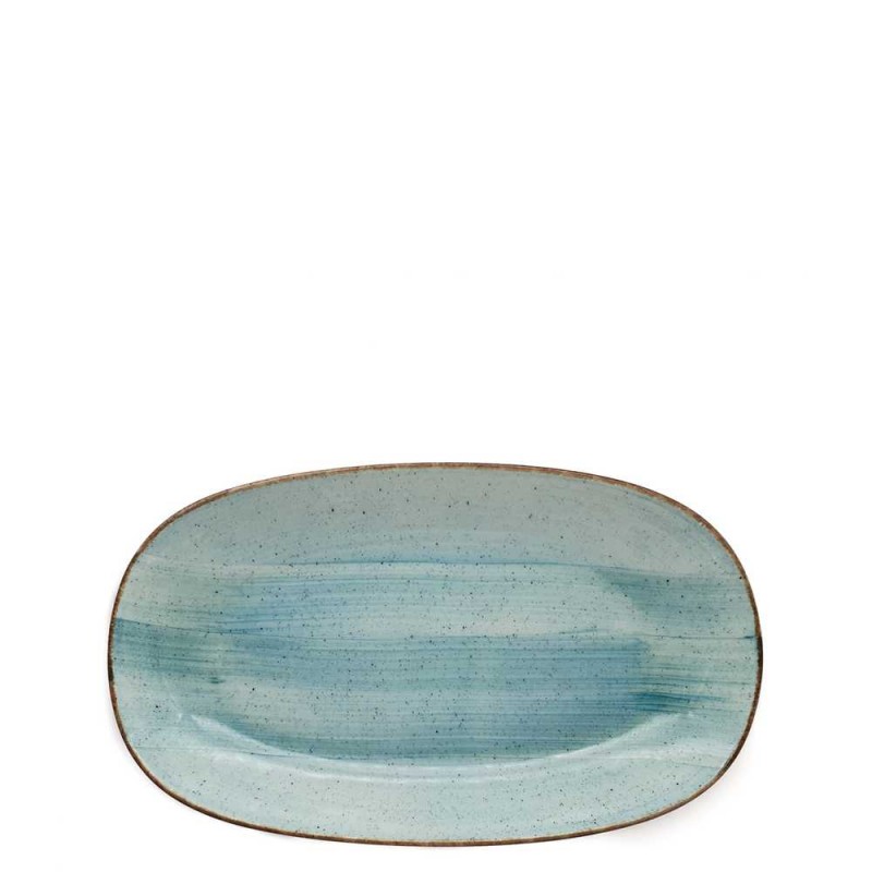Eo Turquesa Fuente Rectangular Porcelana 34x20 cm Eo Turquesa Fuente Rectangular Porcelana 34x20 cm