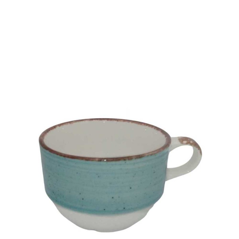 Eo Turquesa Taza Cafe Moka Porcelana 9 cl