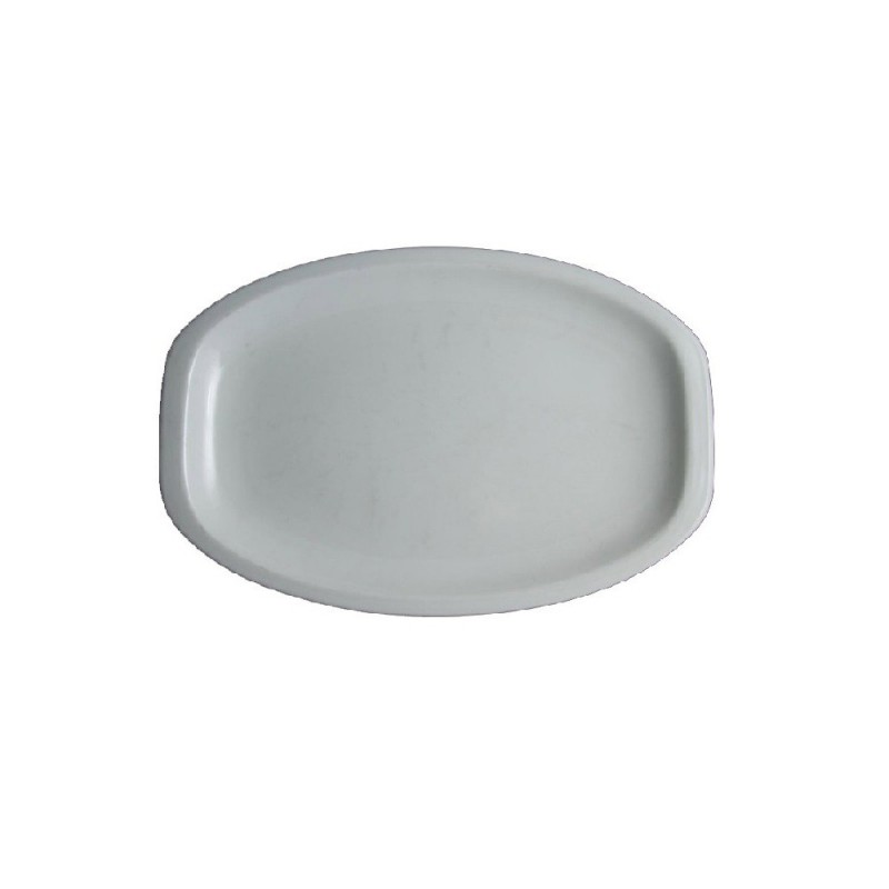 Irun/Alemana Fuente Oval Porce 23x16 cm Blanca Caja con 6 Unidades