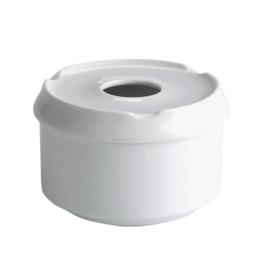 Cenicero Agua Porce 8,5 cm Blanco Caja con 5 Unidades