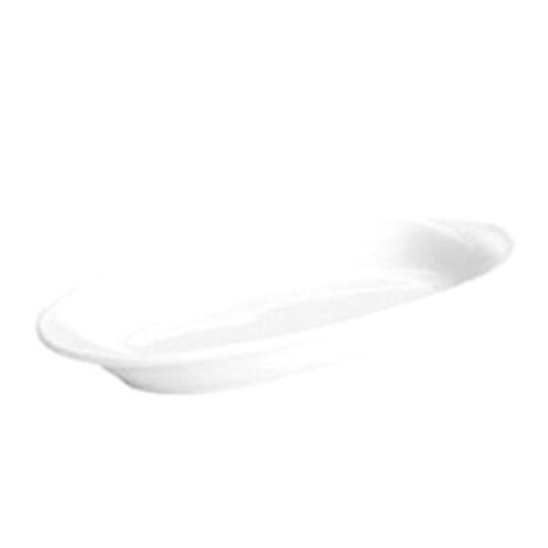 Rabanera Oval Porce 16 cm Blanca Caja con 12 Unidades