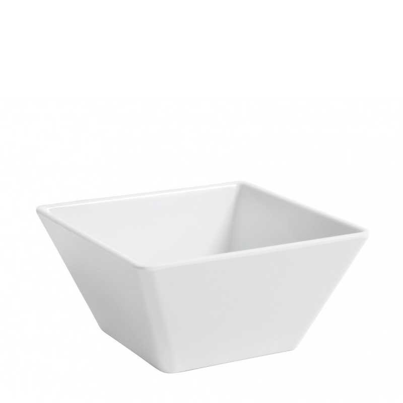 Bol Cuadrado Porce 8x8x4 cm Blanco Caja con 10 Unidades