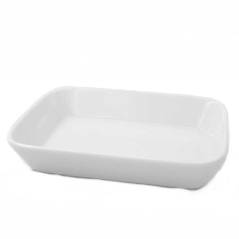 Bandeja Rectangular Honda Porce 17x11x3 cm Caja con 6 Unidades