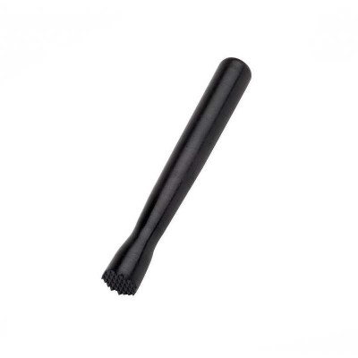 Mazo Coctail Plastico 25 cm Negro