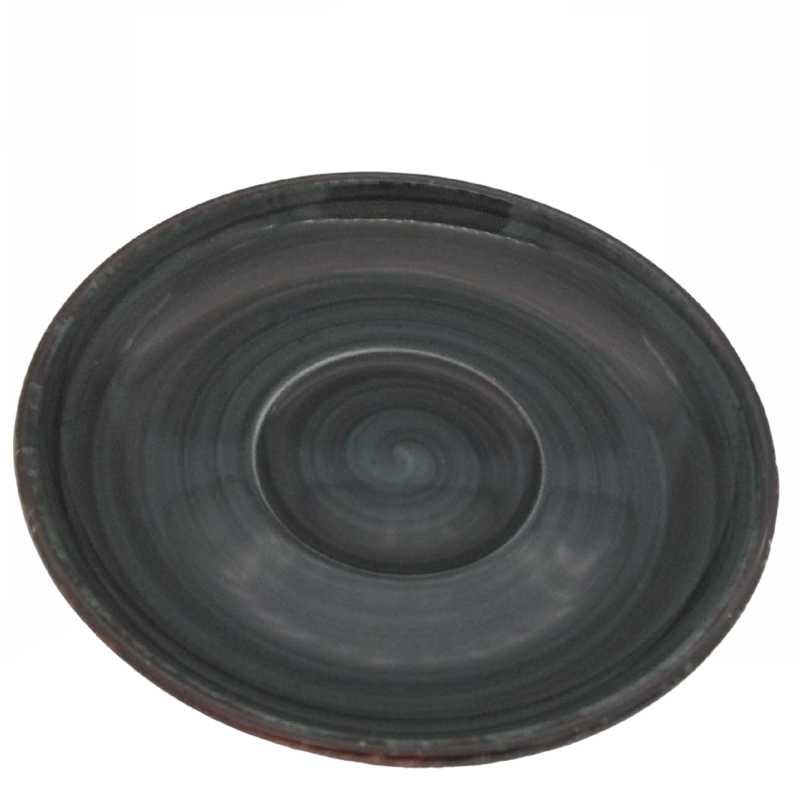 Eo Antracita Plato Desayuno 15 cm Caja con 12 Unidades