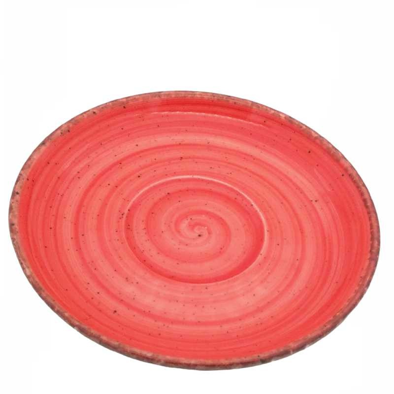 Eo Rojo Plato Desayuno 15 cm Caja con 12 Unidades Eo Rojo Plato Desayuno 15 cm Caja con 12 Unidades