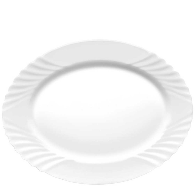 Ebro Fuente Oval Opalglass 36x26 cm Ebro Fuente Oval Opalglass 36x26 cm