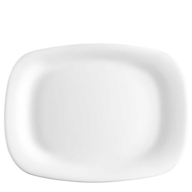 Parma Fuente Rectangular Opalglass 24x33 cm Blanca Caja con 12 Unidades