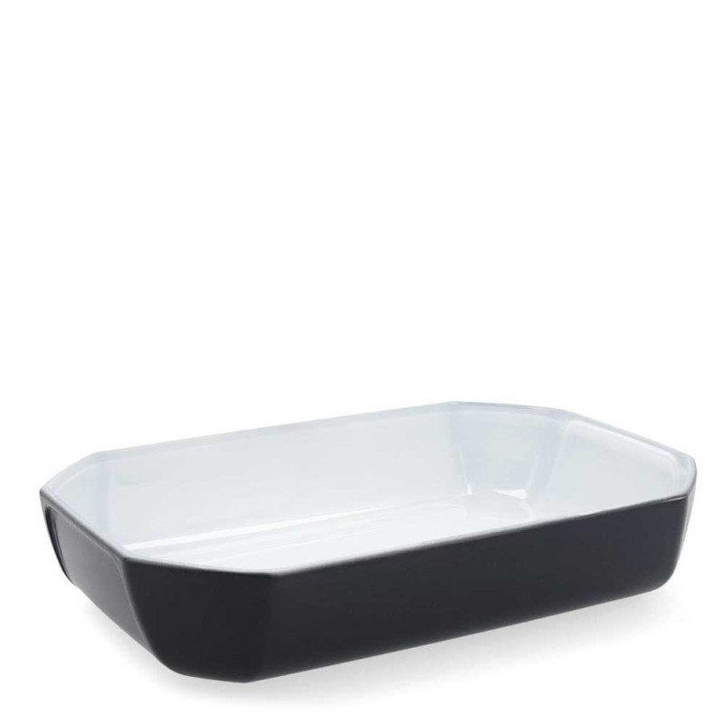 Pyrex Colors Fuente Rectangular Horno Vidrio 33x22 cm Gris